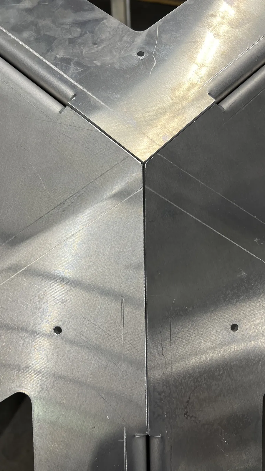 Diamond UFO during assembly, 16 August 2023.
