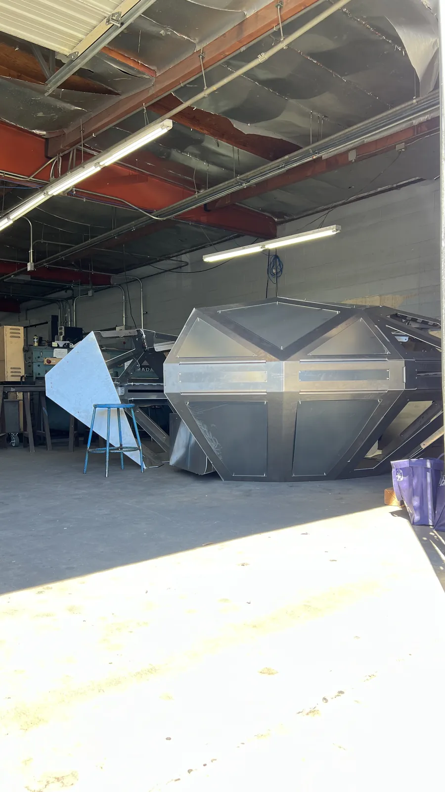 Diamond UFO at the shop, 17 August 2023.