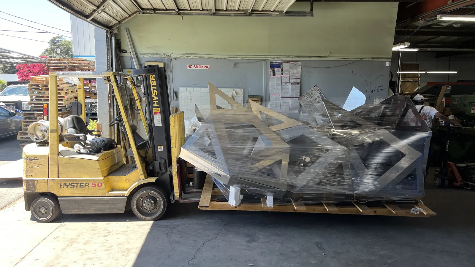 Diamond UFO finished at the shop, 18 August 2023.