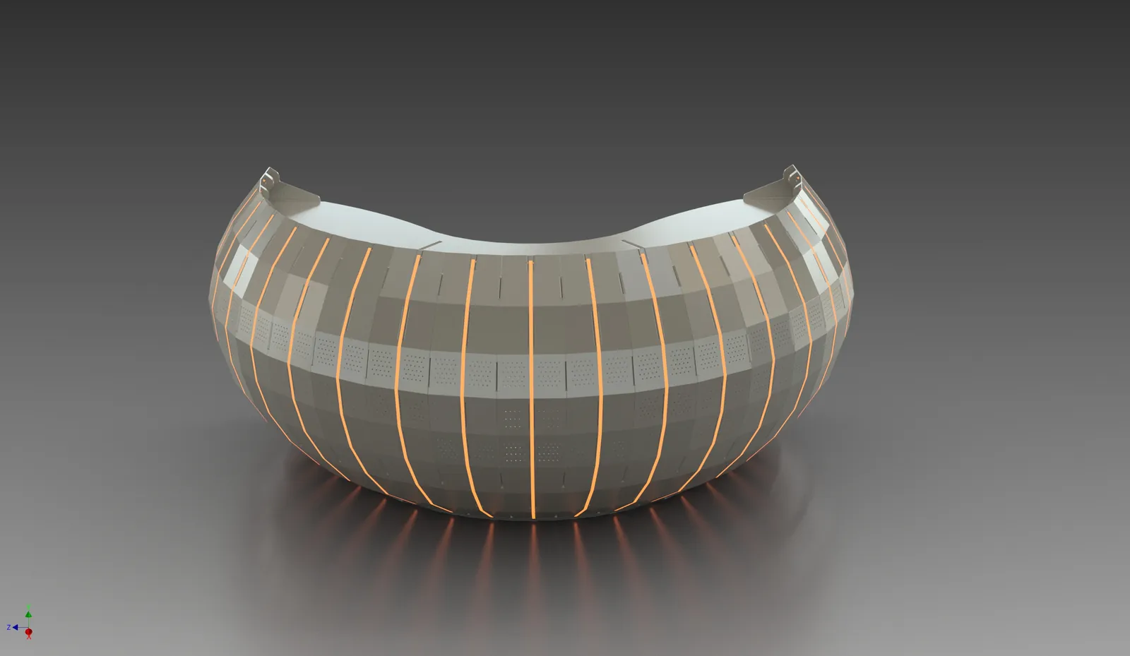 Tri Hex 36 — concept render / CAD development.