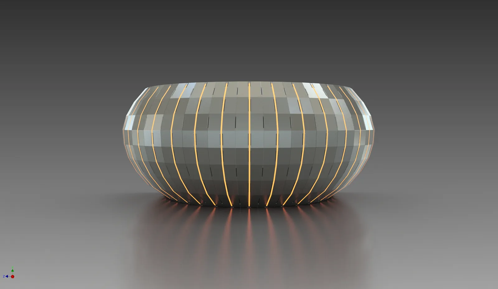 Tri Hex 36 — concept render / CAD development.