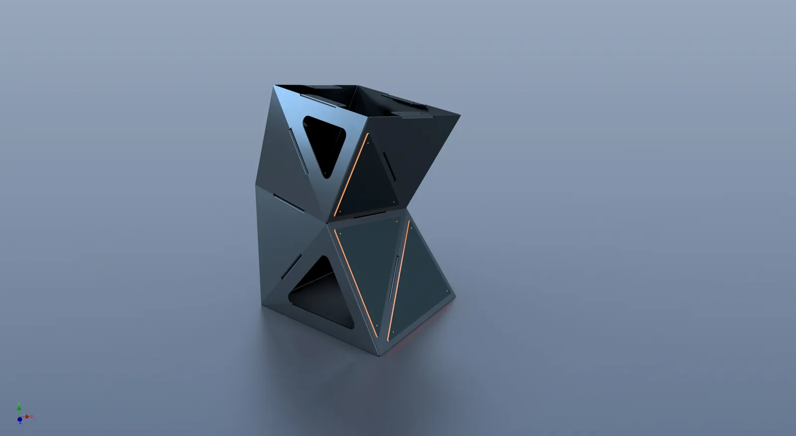 Tri Pi — concept render / CAD development.