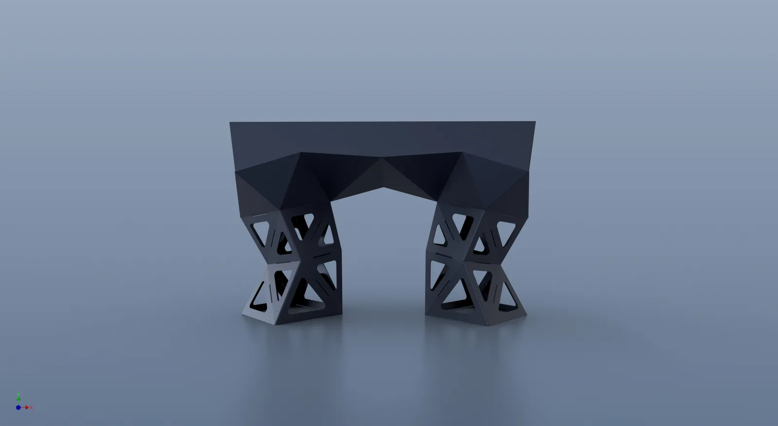 Tri Pi — concept render / CAD development.