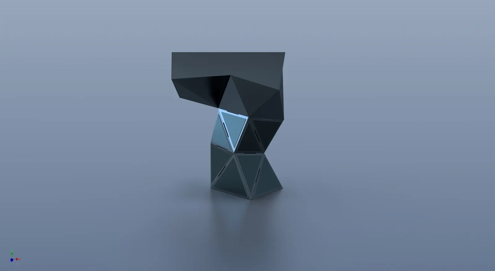Tri Pi — concept render / CAD development.