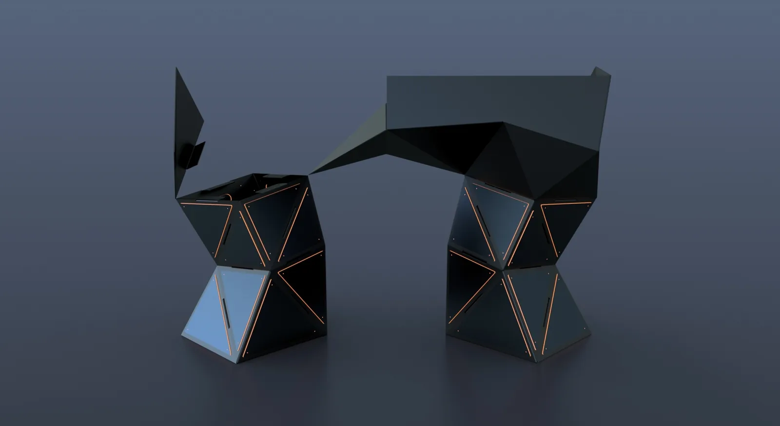 Tri Pi — concept render / CAD development.