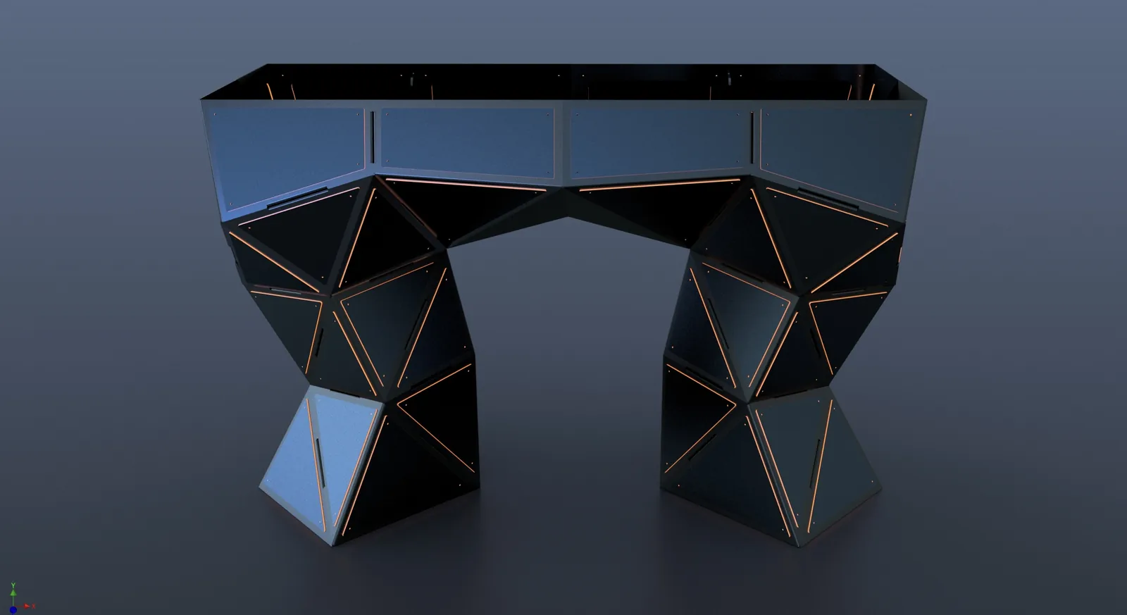 Tri Pi — concept render / CAD development.