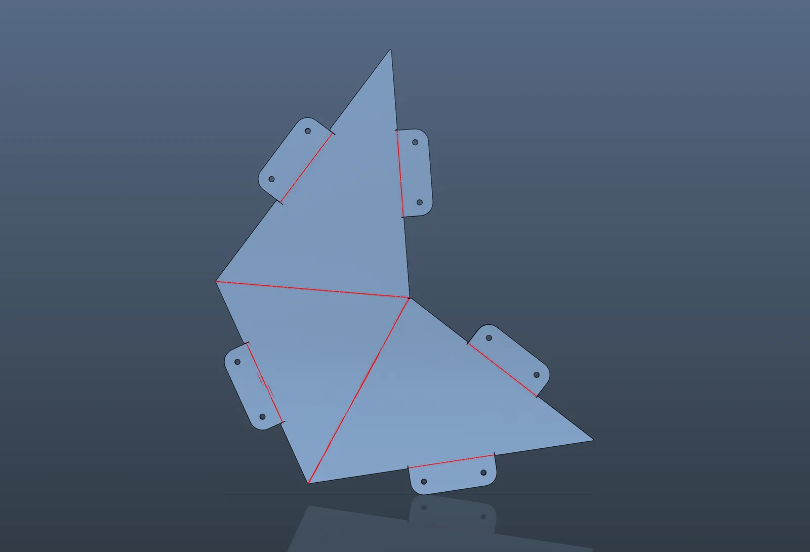 Tri Pi — concept render / CAD development.