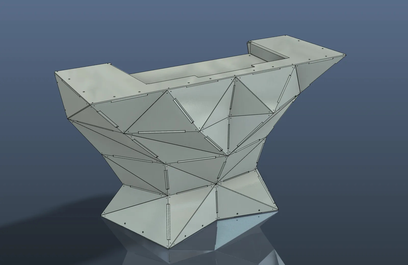 Tri Rose — concept render / CAD development.