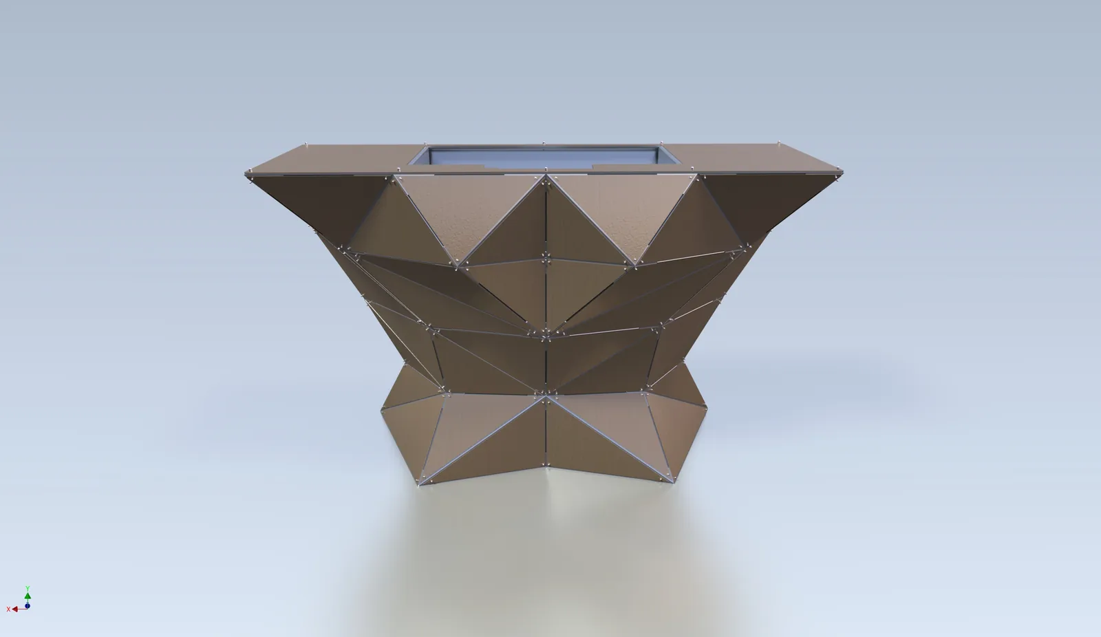 Tri Rose — concept render / CAD development.
