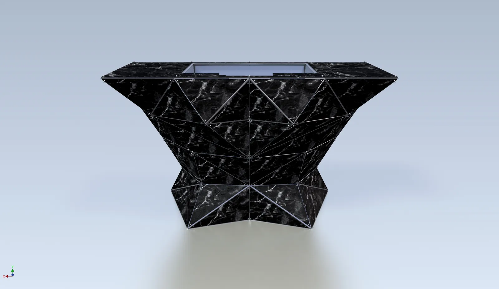 Tri Rose — concept render / CAD development.