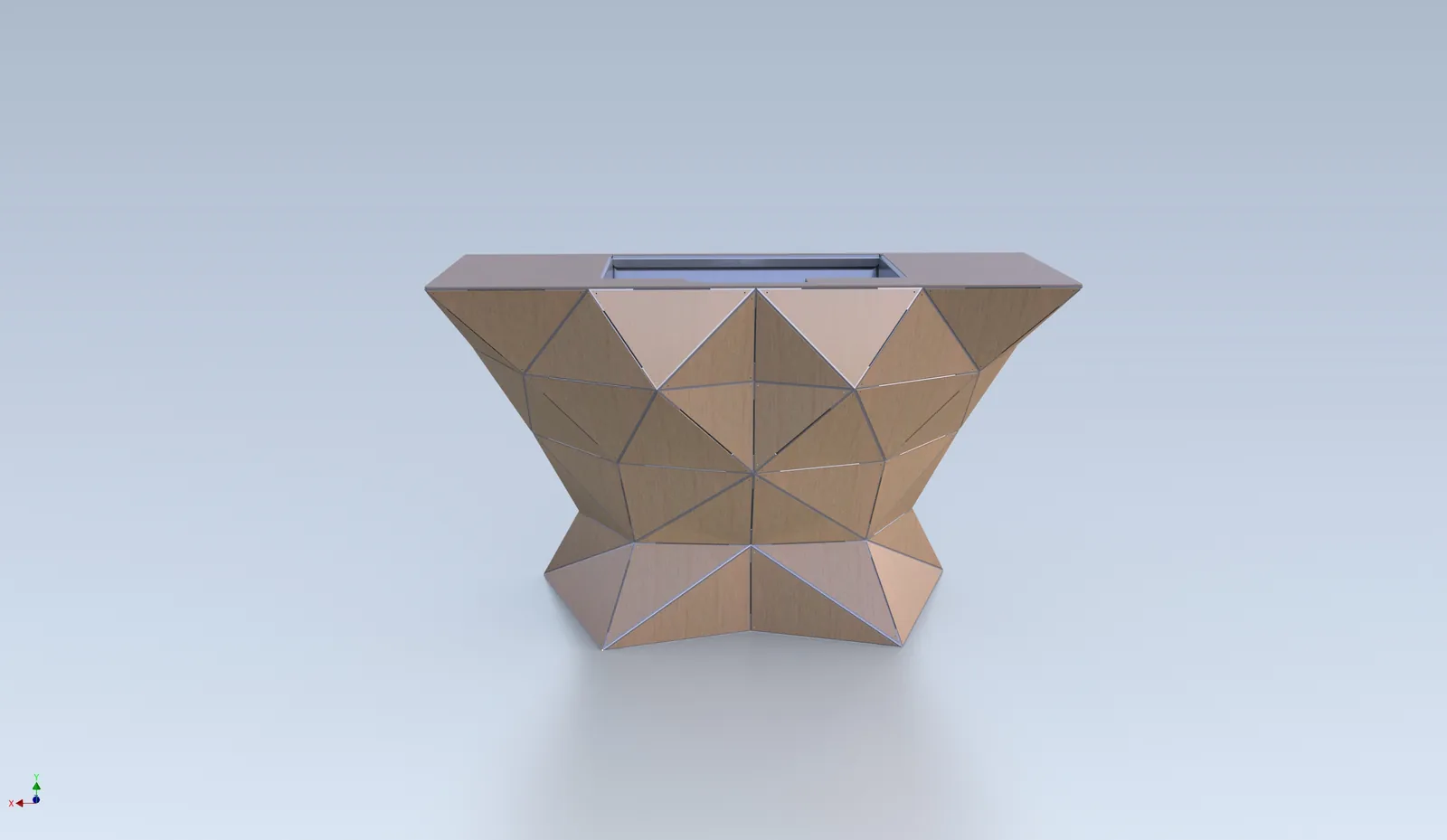 Tri Rose — concept render / CAD development.