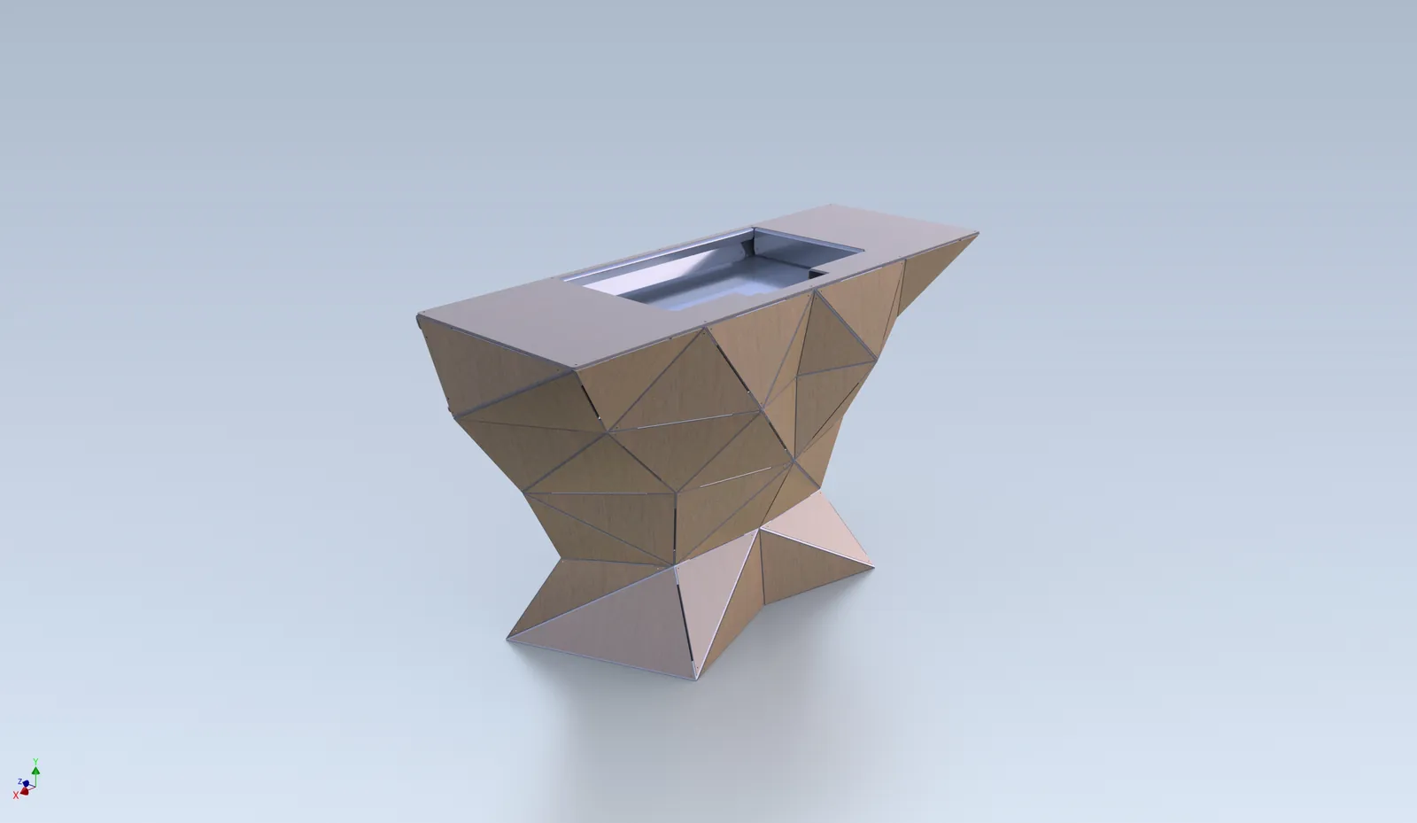 Tri Rose — concept render / CAD development.