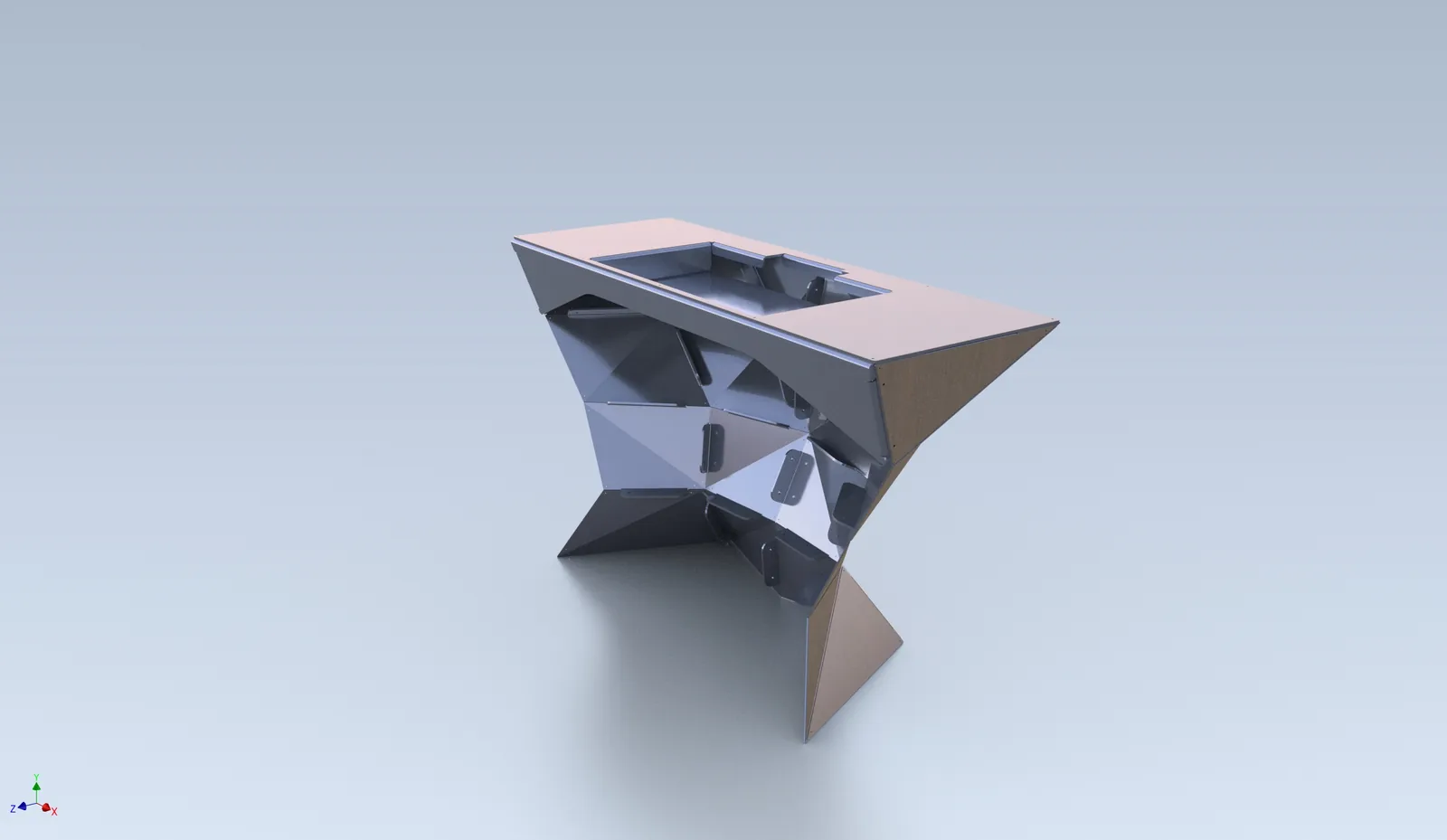 Tri Rose — concept render / CAD development.
