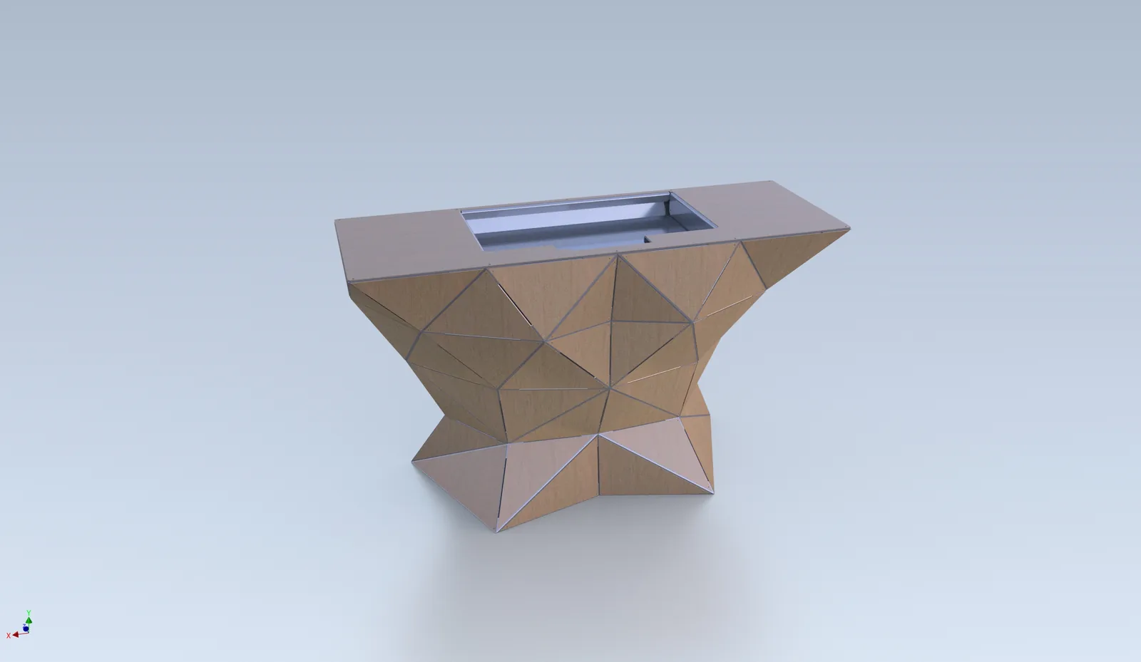 Tri Rose — concept render / CAD development.