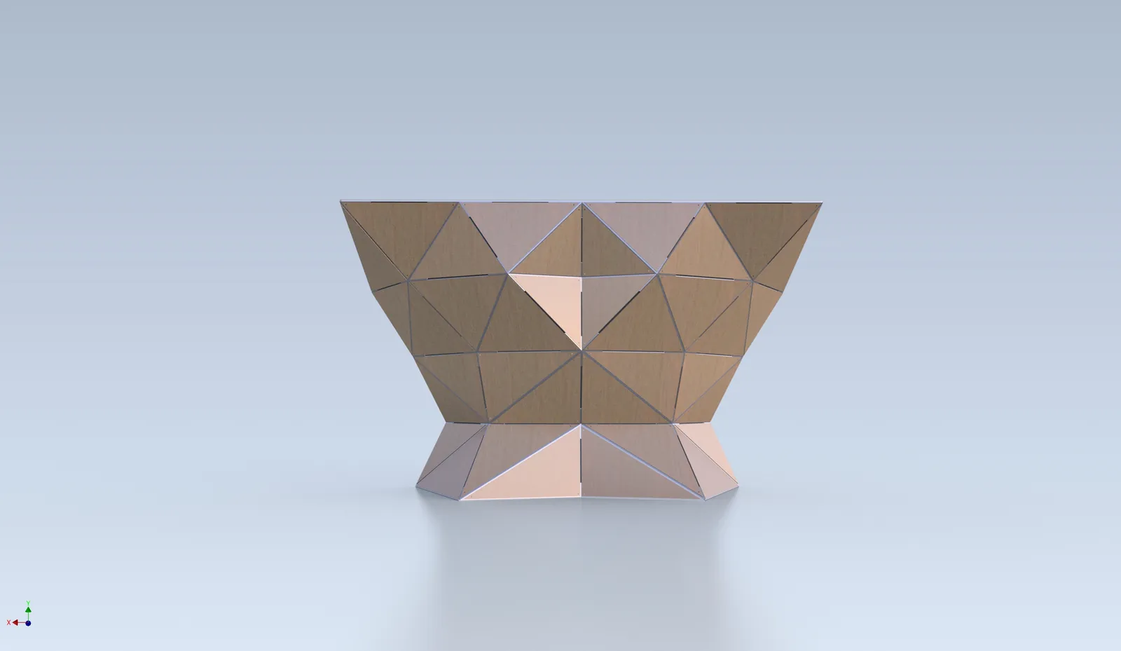Tri Rose — concept render / CAD development.