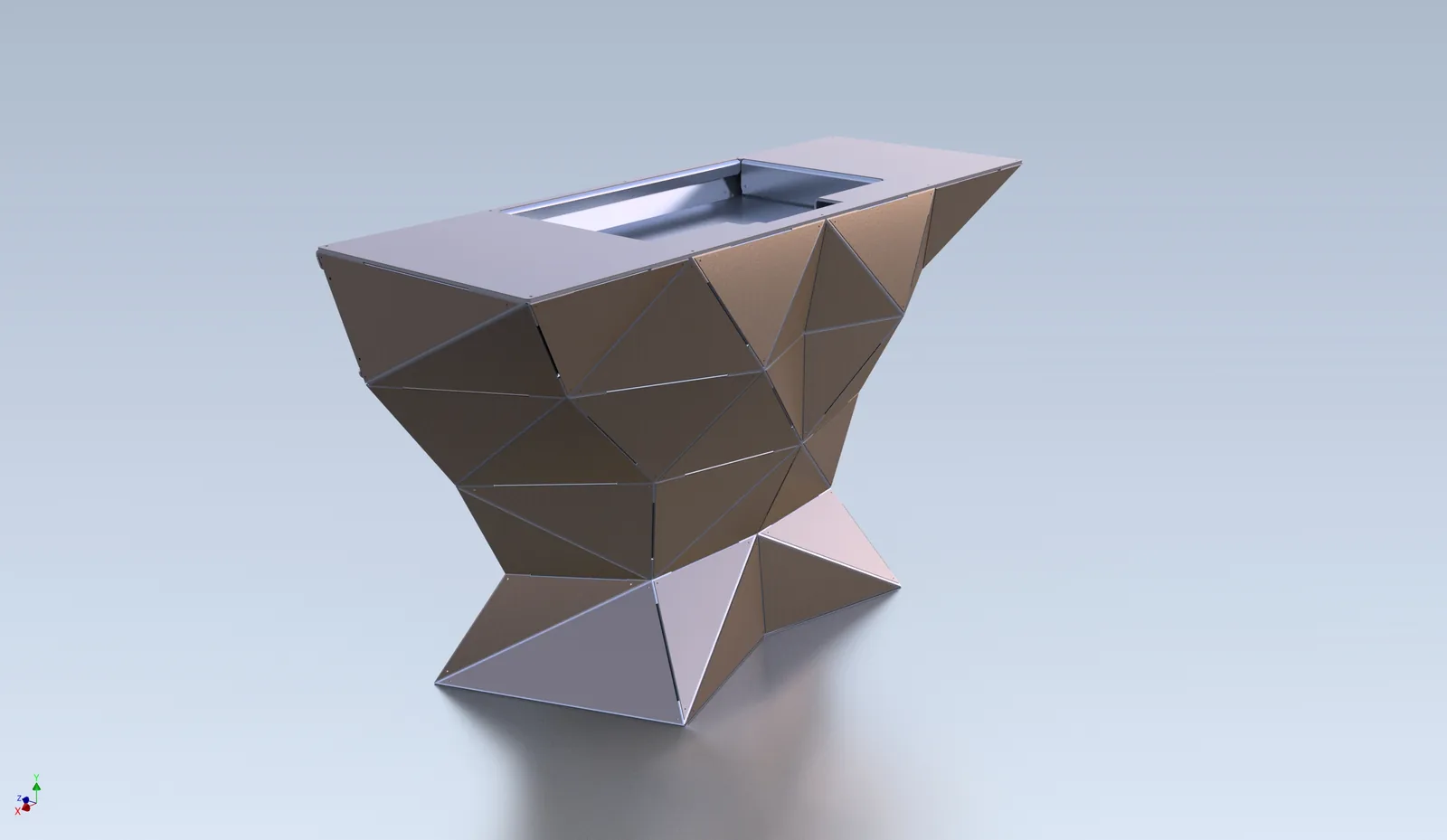 Tri Rose — concept render / CAD development.