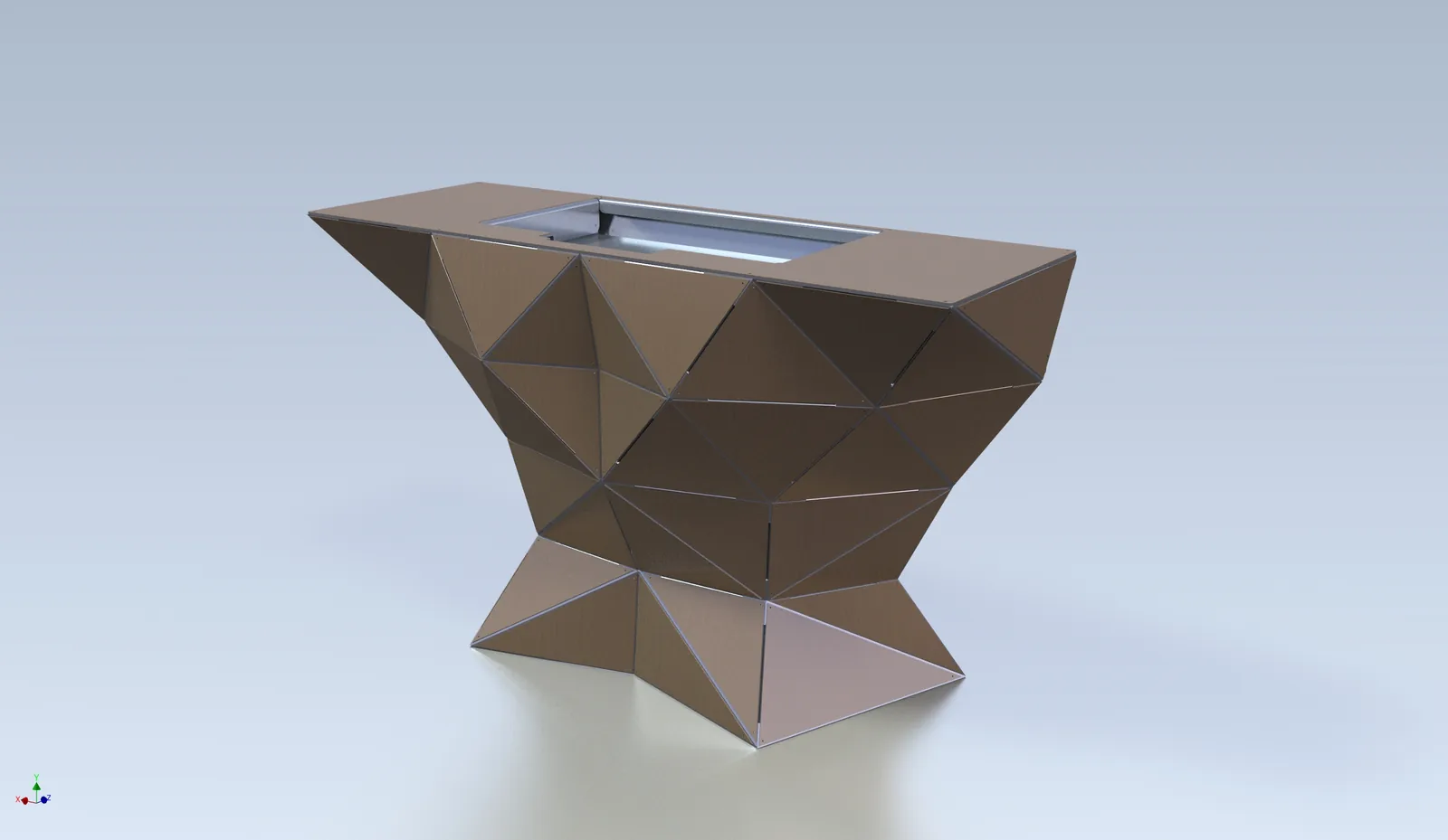 Tri Rose — concept render / CAD development.